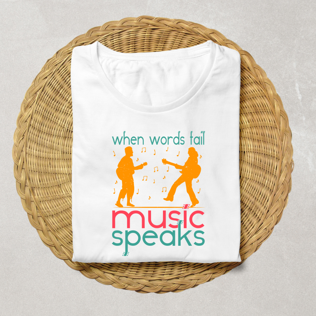 Music Speaks T-SHIRT