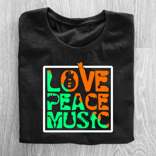 Love Peace Music T-SHIRT