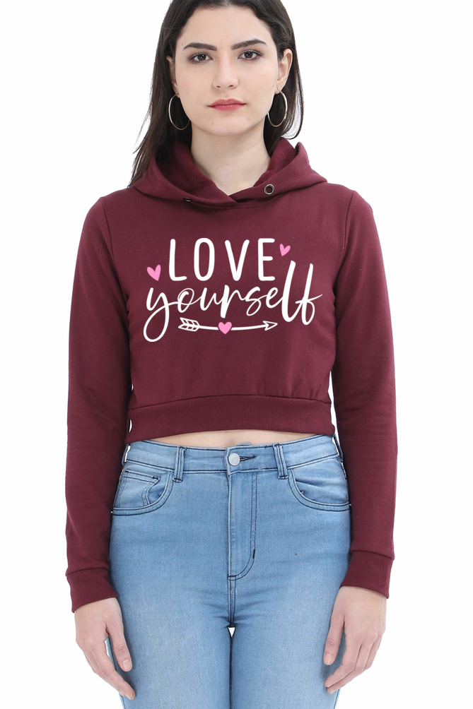 Crop Hoodie - Self Love