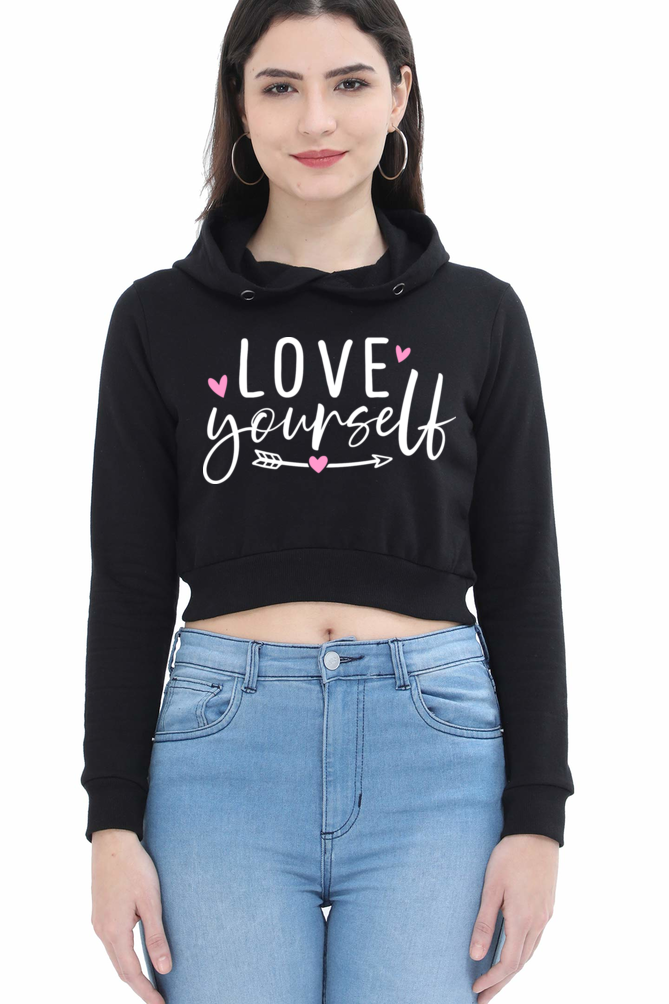 Crop Hoodie - Self Love