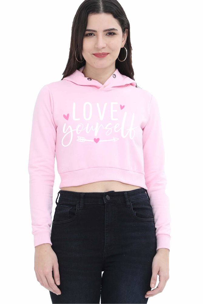 Crop Hoodie - Self Love