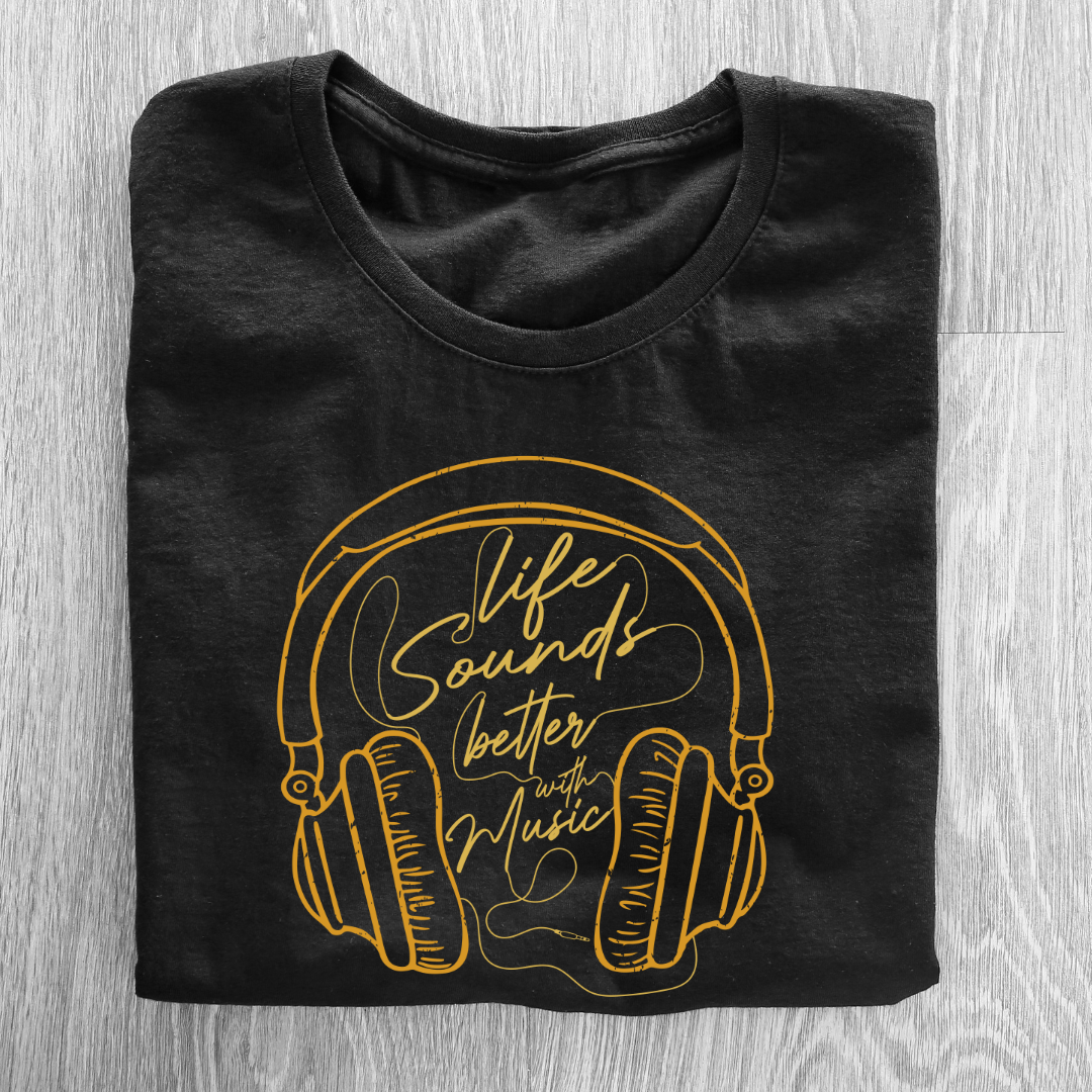 Life With Music T-SHIRT